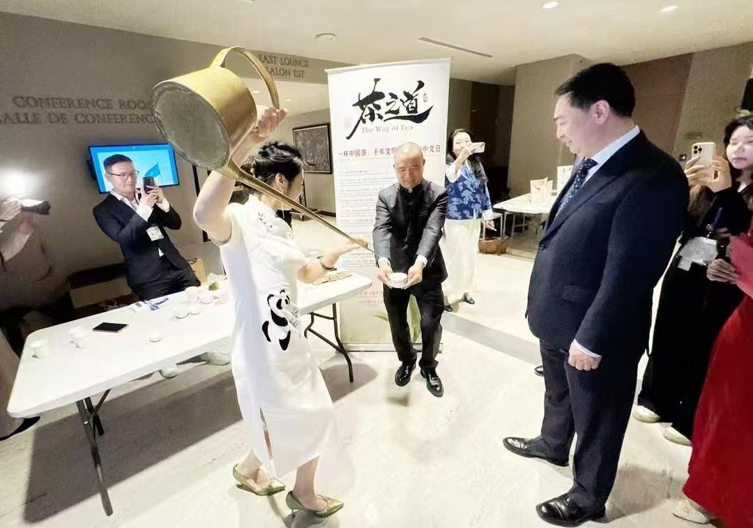 川茶匠人杨俊成携川茶三度亮相联合国中文日活动